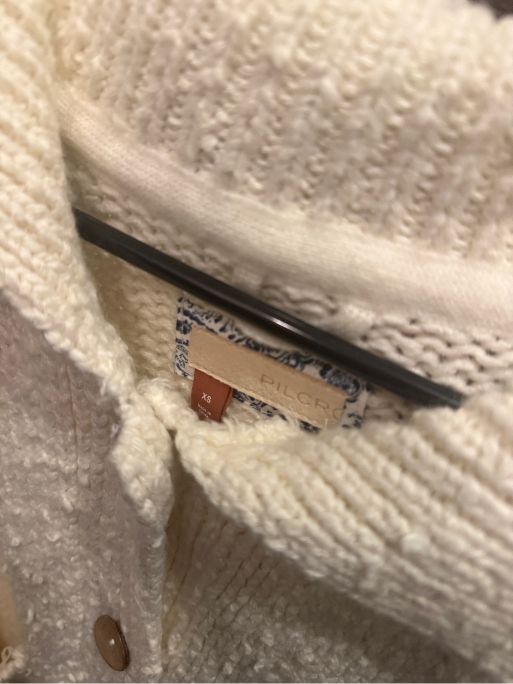 Viral Anthro Horse Utility Sweater Jacket - Picture 5 of 5